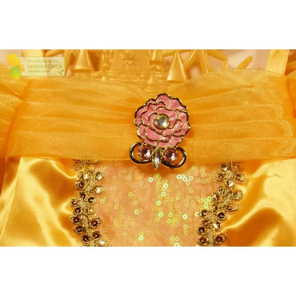 Disney Princess Belle Dress Girls Costume Size 3